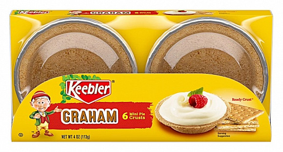 Keebler Mini Pie Crusts Graham 6 Pack 113g
