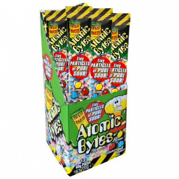 Toxic Waste Sour Atomic Bytes 12x 60g