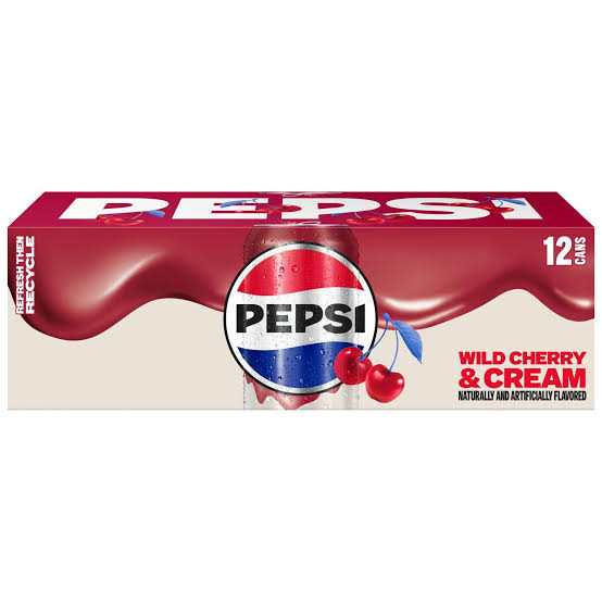 12x Pepsi Wild Cherry / Cream 355ml