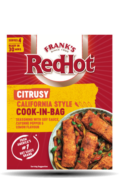 Frank's Red Hot Citrusy California Style Cook in a Bag 25g MHD 29.1.2027