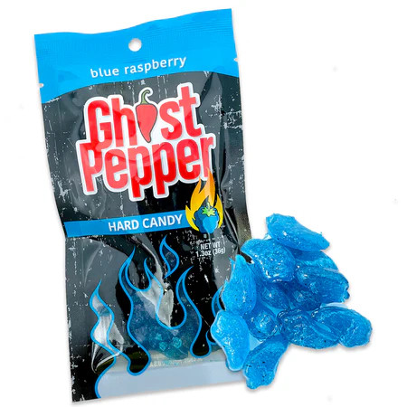 Ghost Pepper Hard Candy – Blue Raspberry– 36 g