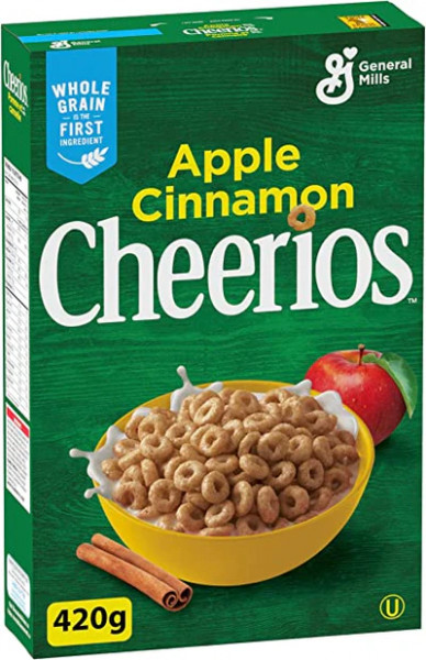 Cheerios Apple Cinnamon Cereal 420g