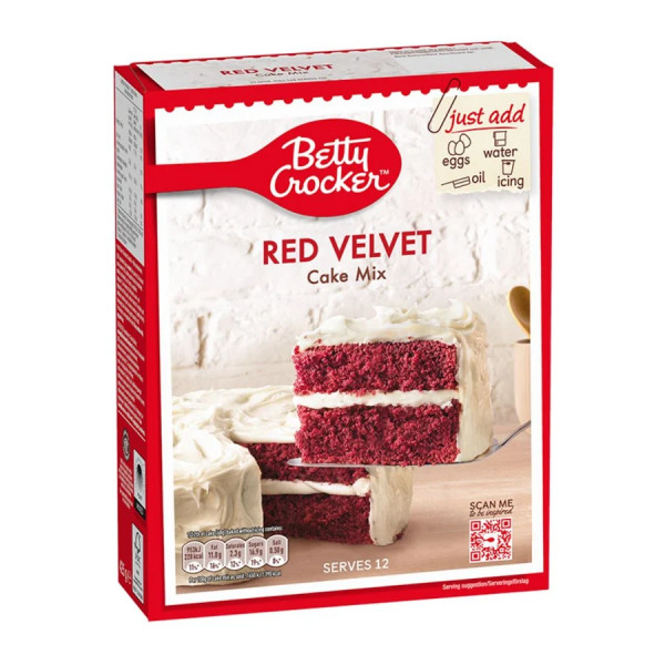 Betty Crocker Delights Super Moist Red Velvet Cake Mix 425g