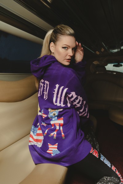 Hoodie "Princess" Lila Gr. XL