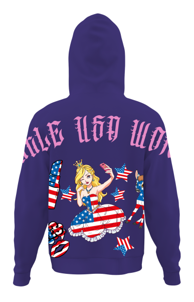 Hoodie "Princess" Lila Gr. XS