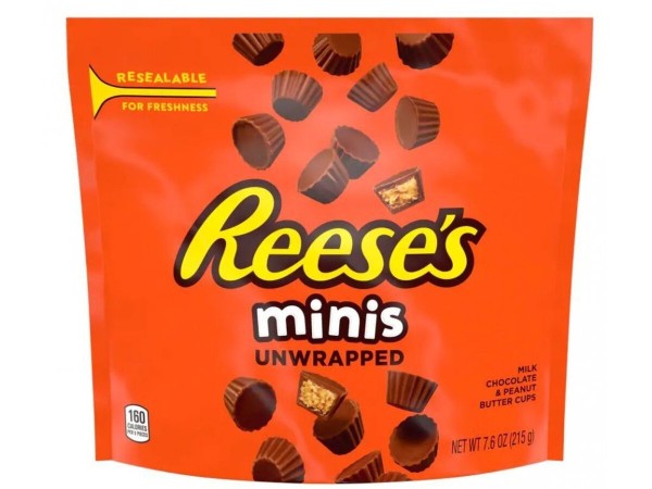 Reese's Minis Unwrapped 8x215g Original, MHD 28.09.2026