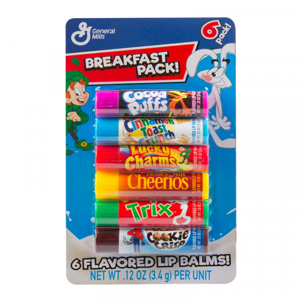 Breakfast Pack 6er Set Flavored Lip Balms – Frühstücks-Aromen Lippenpflege