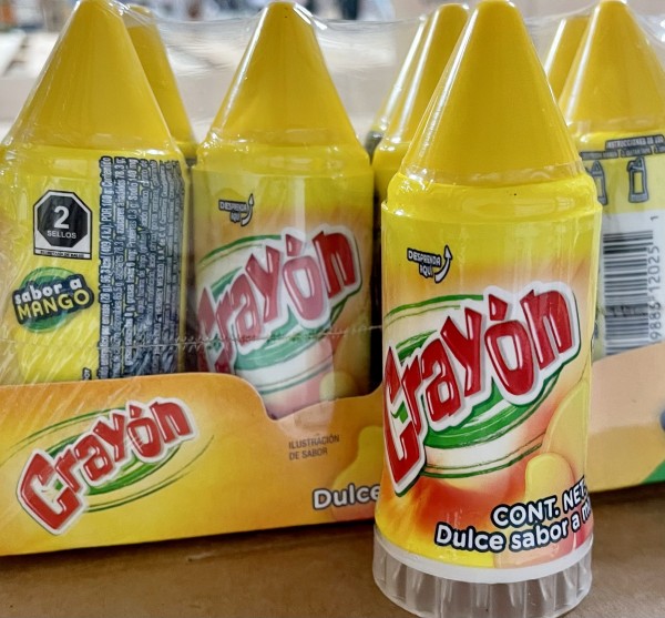 Crayon Süßigkeit Mango 28g, MHD 30.12.2026