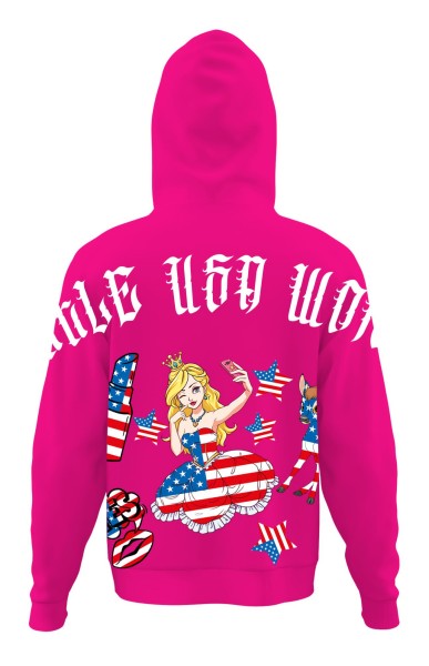 Hoodie "Princess" Pink Gr. 2XL