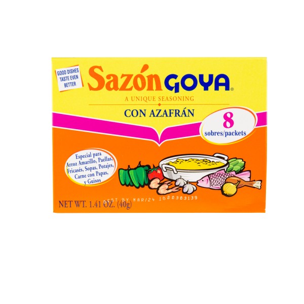 Goya Seasoning With Saffron - Würzmischung 40g, MHD 31.12.2025