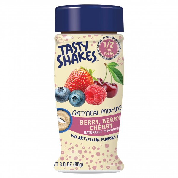 Tasty Shakes Oatmeal Mix Ins - Berry, Berry Cherry, MHD 11.12.2026