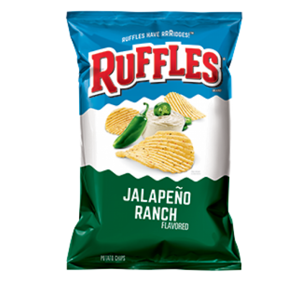Ruffles Jalapeño Ranch Kartoffelchips 184 g – US Snack