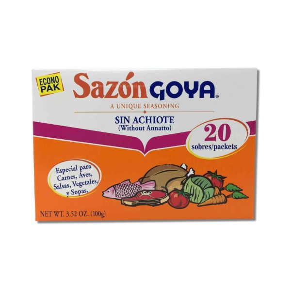 Goya Seasoning Without Annatto 100g MHD 30.03.2026