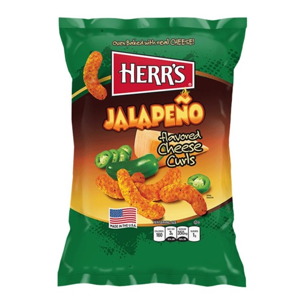 Herr's Jalapenos Cheese Curls 170gr